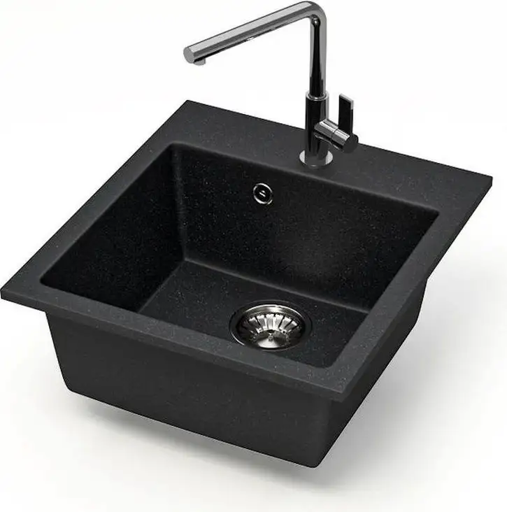 Кухонная мойка MARRBAXX 38/Q4 F038Q004 (черный) - фото товара
