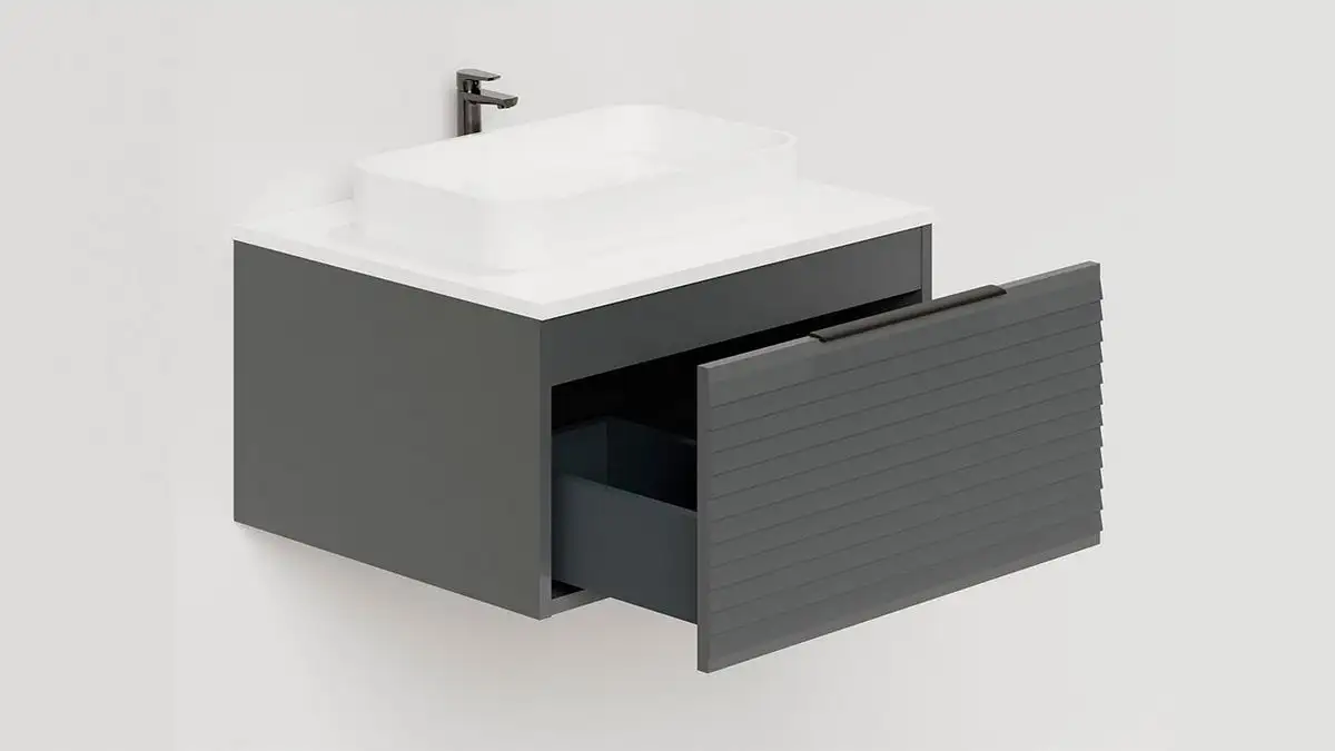 Salini Тумба под умывальник Touch Н 60 T600H1A (антрацит) – фото товара