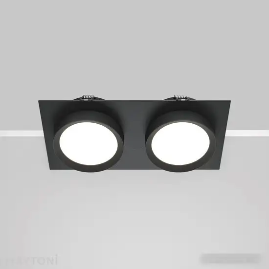 Точечный светильник Maytoni Hoop DL086-02-GX53-SQ-B – фото товара