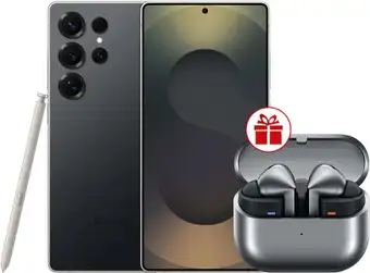 Смартфон Samsung Galaxy S25 Ultra SM-S938B 12GB/1TB (черный титан) и наушники Samsung Galaxy Buds 3 Pro по акции