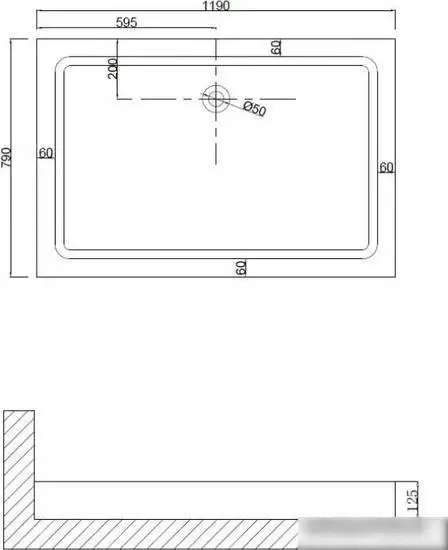 Душевой поддон Niagara NG-120-80Q - фото товара