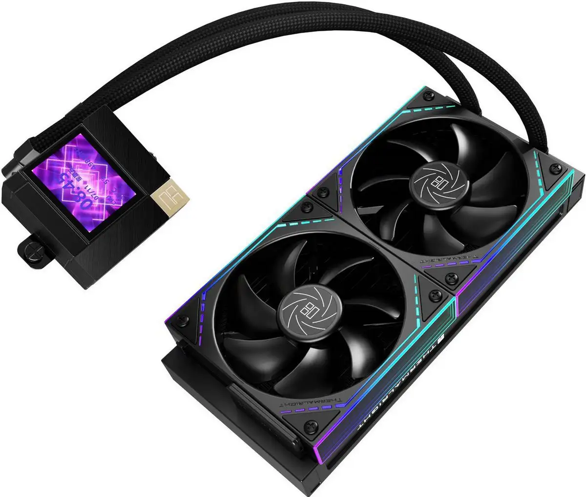Система жидкостного охлаждения для процессора Thermalright Core Matrix 240 Vision ARGB (черный) – фото товара