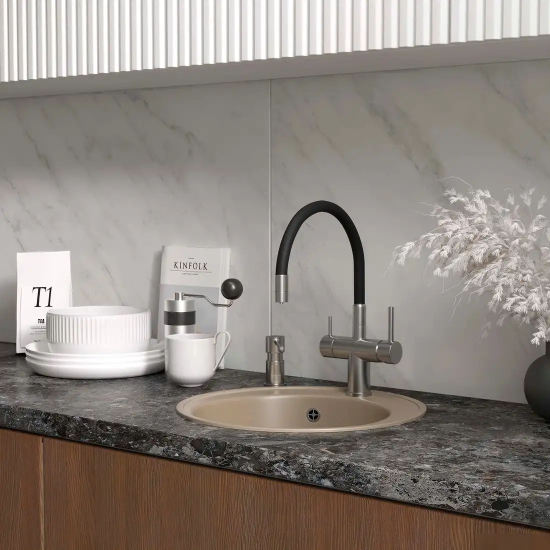 Кухонная мойка Reflexion Arena RF0148BE - фото товара