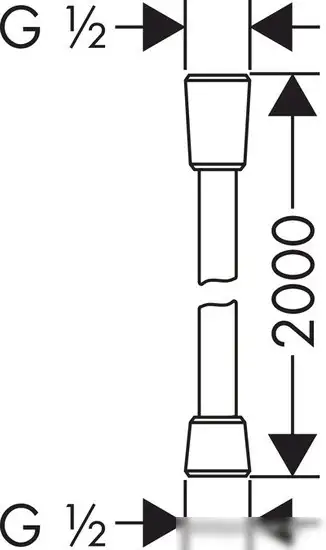 Душевой шланг Hansgrohe Isiflex 28274000 - фото товара