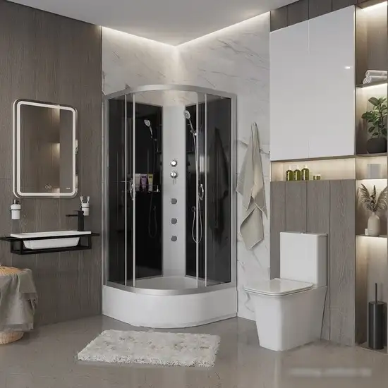 Душевая кабина Niagara NG-3502-14BKG 100x100 (тонированное стекло) - фото товара