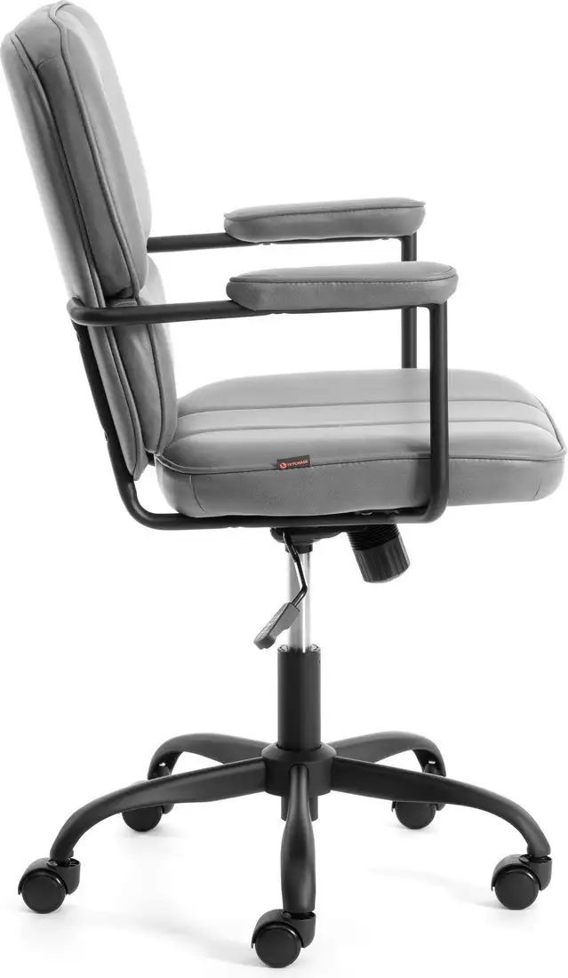 Офисное кресло TetChair Alpha (иск. замша, серый) – фото товара