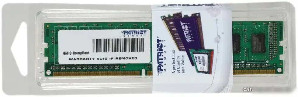 Оперативная память Patriot Signature 8GB DDR3 PC3-12800 (PSD38G16002) – фото товара