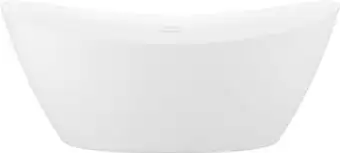 Ванна Wellsee Carefree Dove 168x73 23290102R (отдельностоящая ванна белый глянец, экран, ножки, сифон-автомат глянцевый белый) - изображение в каталоге