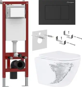 Унитаз подвесной Asten Readle Zentralmodul AR0601-205B - изображение в каталоге