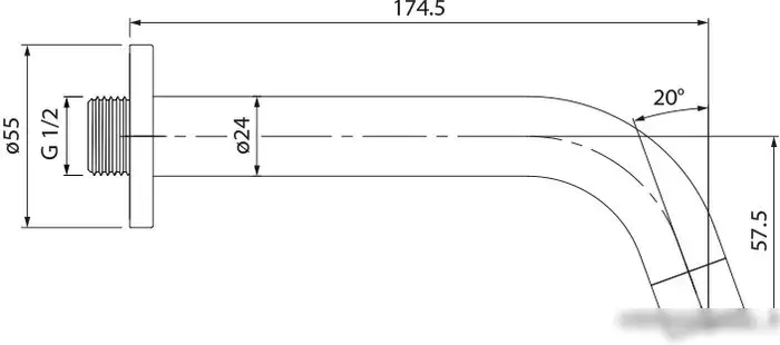 Излив IDDIS 001SB00i63 - фото товара