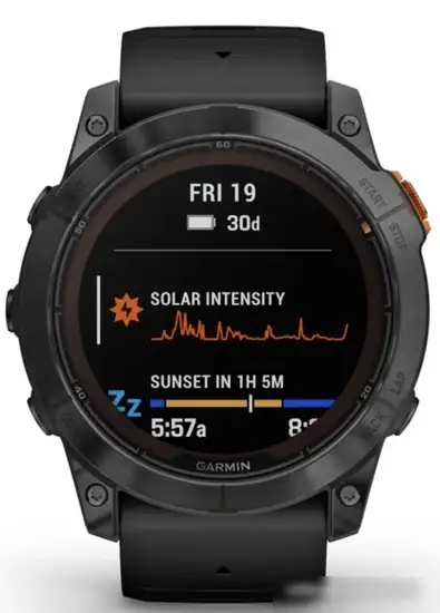 Умные часы Garmin Fenix 7X Pro Solar (сланцево-серый/черный) – фото товара