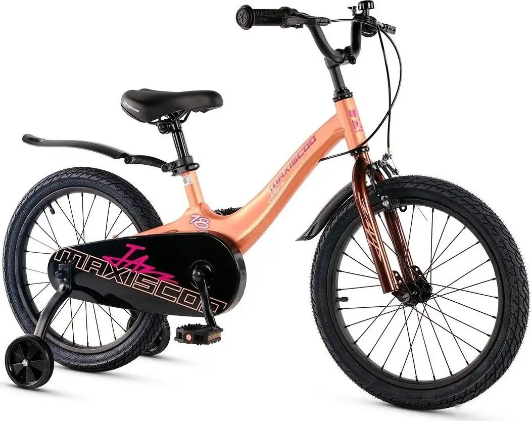 Детский велосипед Maxiscoo Jazz Стандарт 18 2025 MSC-J1841 (пудра, разобранный) – фото товара