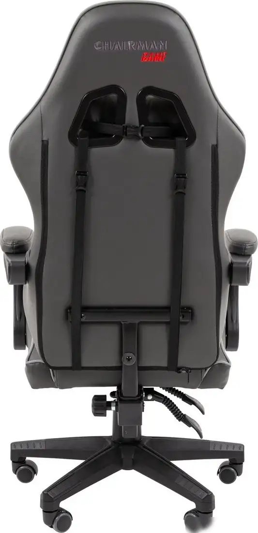 Игровое (геймерское) кресло CHAIRMAN CH28 (экокожа, черный/серый) – фото товара