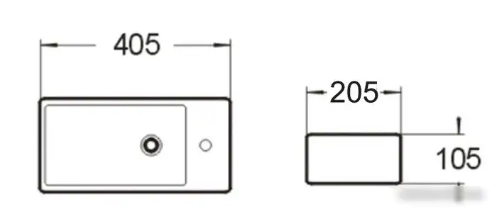 Умывальник SantiLine SL-2009L - фото товара