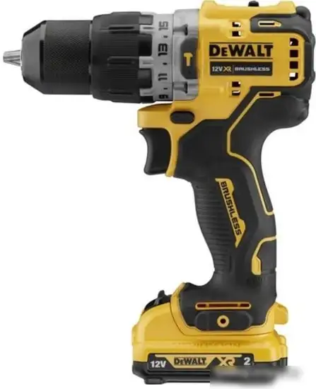 Ударная дрель-шуруповерт DeWalt DCD706D2-QW (с 2-мя АКБ, кейс) – фото товара