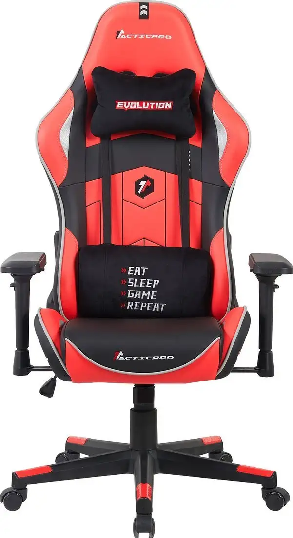 Игровое (геймерское) кресло Evolution Tactic PRO Special edition D3 (черный/красный) – фото товара