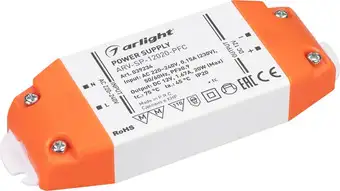 Блок питания Arlight ARV-SP-12020-PFC 039234 – изображение в каталоге