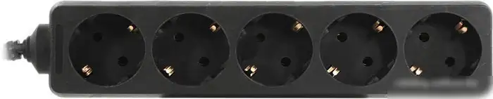 Сетевой фильтр ExeGate 5 розеток, 1.2 м, черный (SPU-5-1.2B) – фото товара