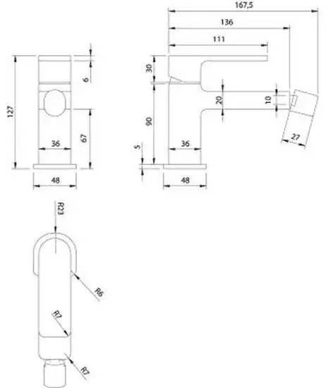 Смеситель Omnires Baretti BA7820 CR - фото товара