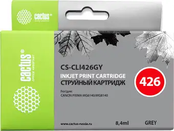 Картридж CACTUS CS-CLI426GY (аналог Canon CLI-426 GY) – изображение в каталоге