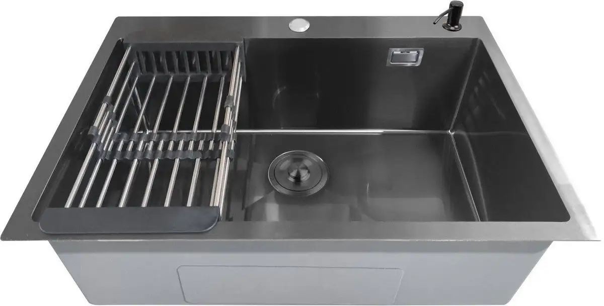 Кухонная мойка Stellar Evier E7050NB (графит) - фото товара