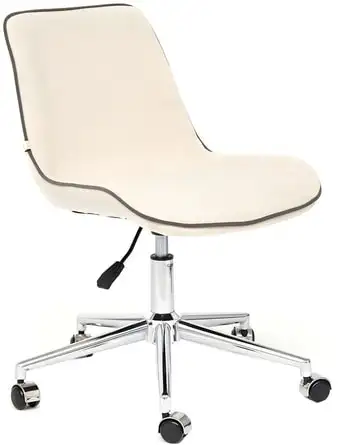 Кресло TetChair Style (флок, молочный) – изображение в каталоге