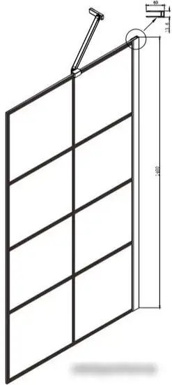 Душевая шторка Ambassador Bath Screens 16041208 70 – фото товара