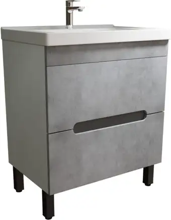 Mixline Тумба под умывальник Честер 70 551732 (бетон) – изображение в каталоге