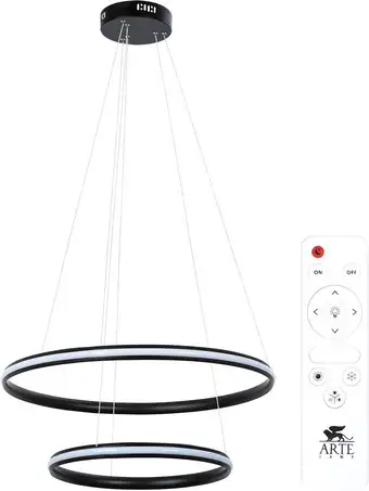 Подвесная люстра Arte Lamp Meridiana A2198SP-2BK – изображение в каталоге