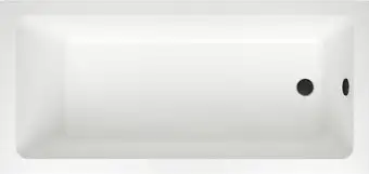 Ванна Wellsee FreeDom 150x80 231101003 (встраиваемая ванна белый глянец, сифон-автомат матовый черный) - изображение в каталоге