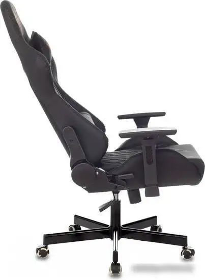 Кресло Бюрократ Knight Armor (черный ромбик/экокожа) – фото товара