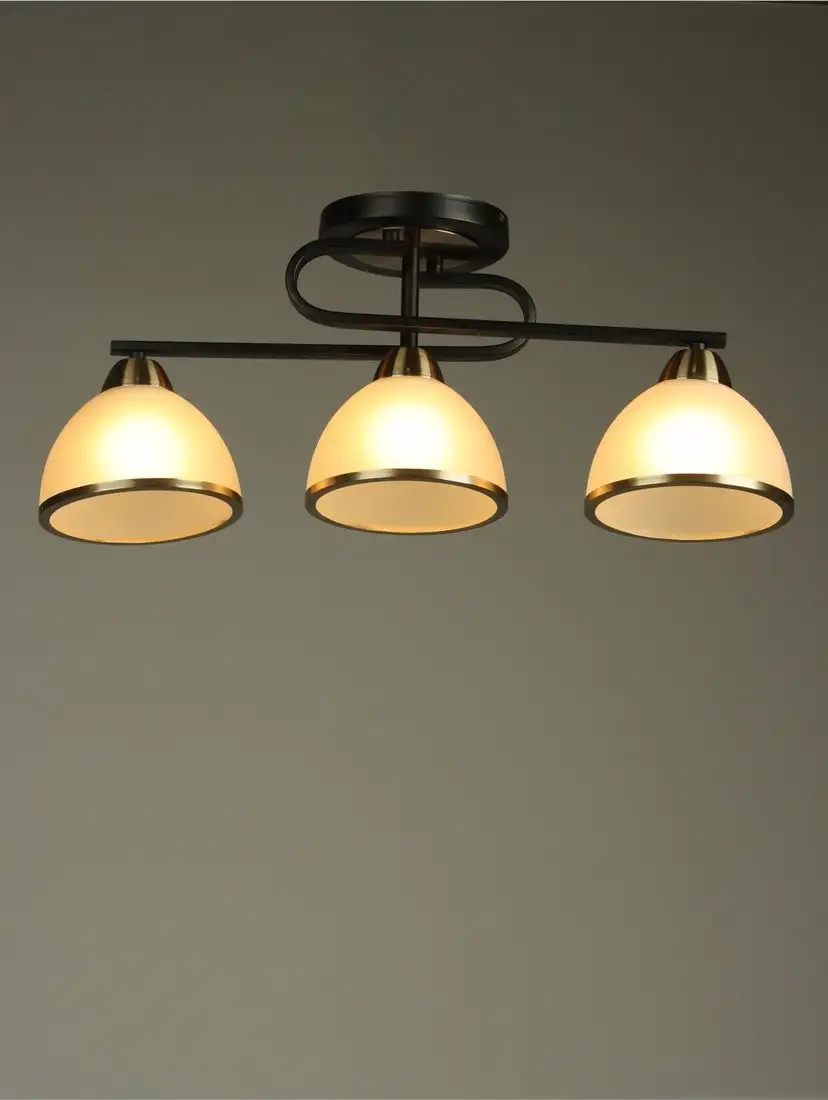 Подвесная люстра BayerLux Рендо 10352906 (черный/бронзовый) – фото товара