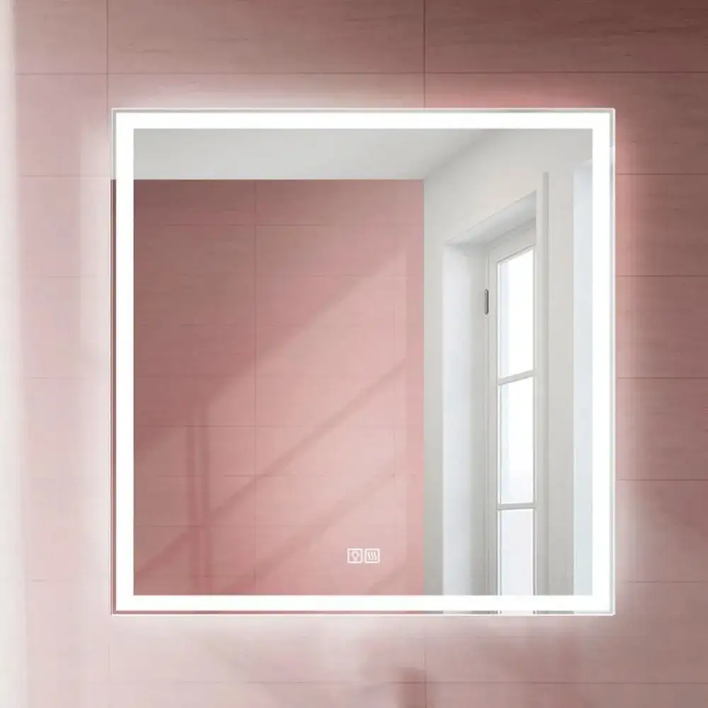 Пекам Зеркало Greta 80x80 greta-80x80sp (с подсветкой, подогревом и сенсором на прикосновение) – фото товара