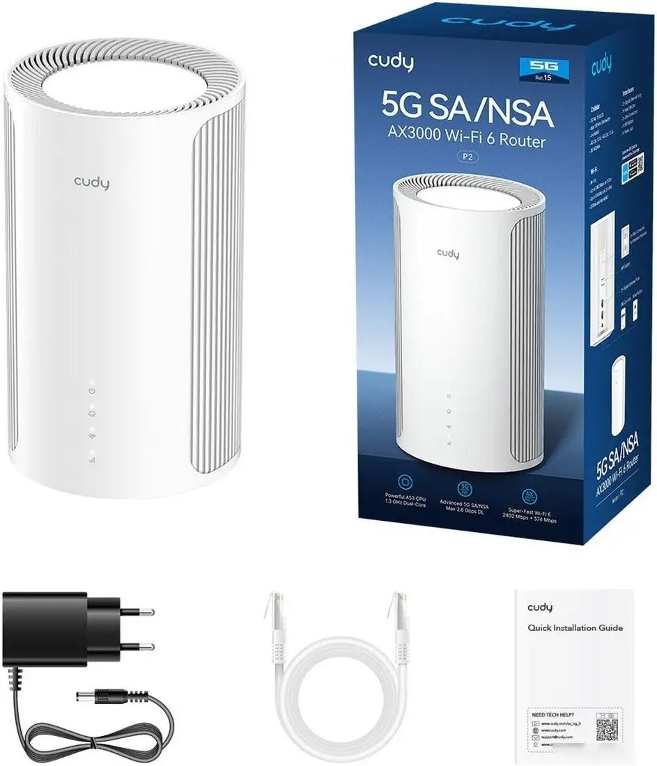 5G Wi-Fi роутер Cudy P2 1.0 – фото товара
