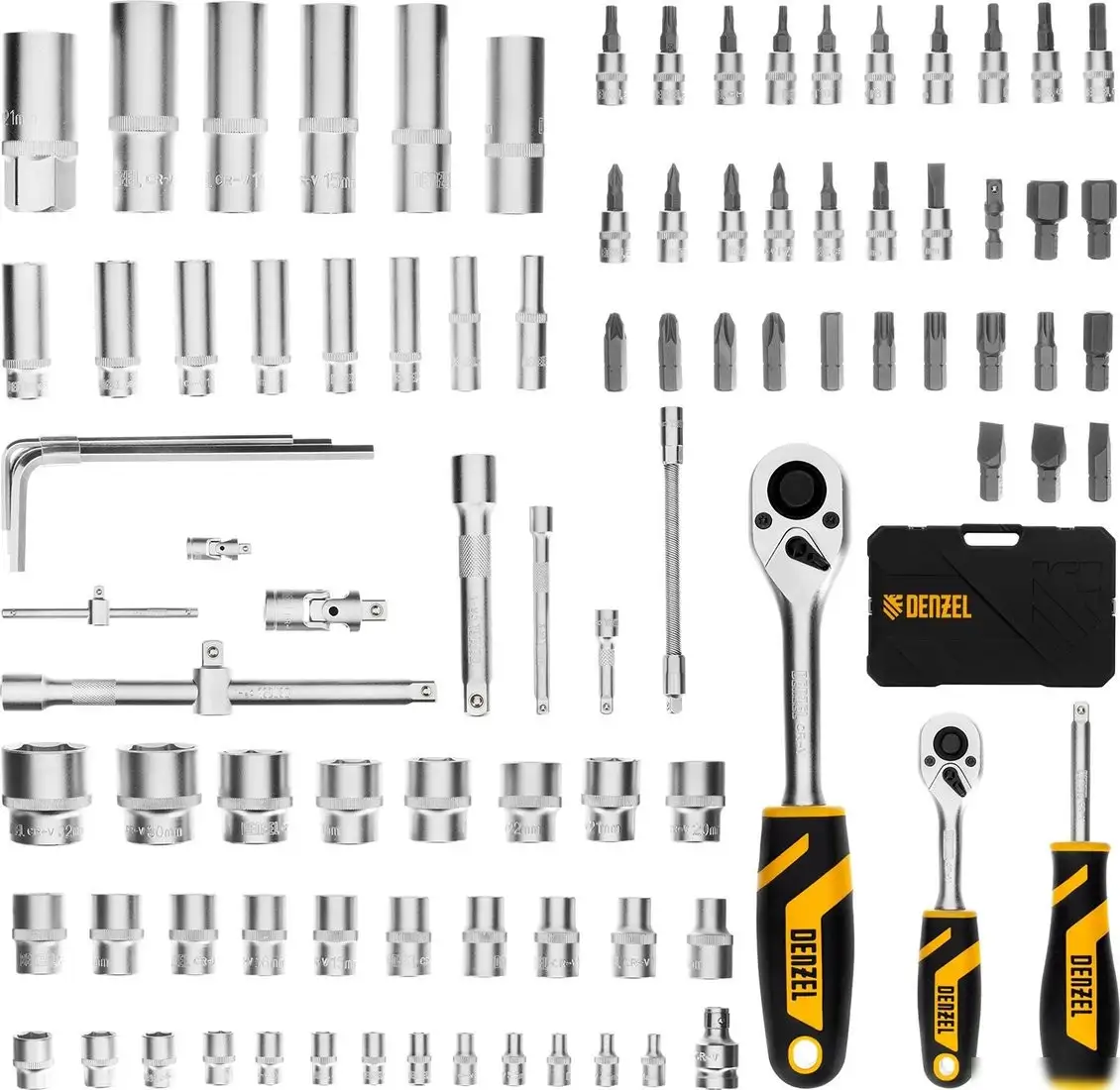 Универсальный набор инструментов Denzel 15813 (94 предмета) – фото товара