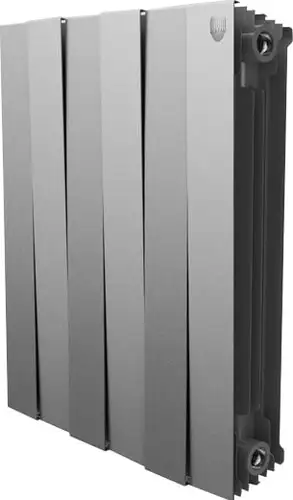 Биметаллический радиатор Royal Thermo PianoForte 500 Silver Satin (2 секции) - изображение в каталоге