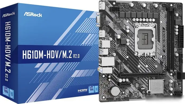 Материнская плата ASRock H610M-HDV/M.2 R2.0 – фото товара