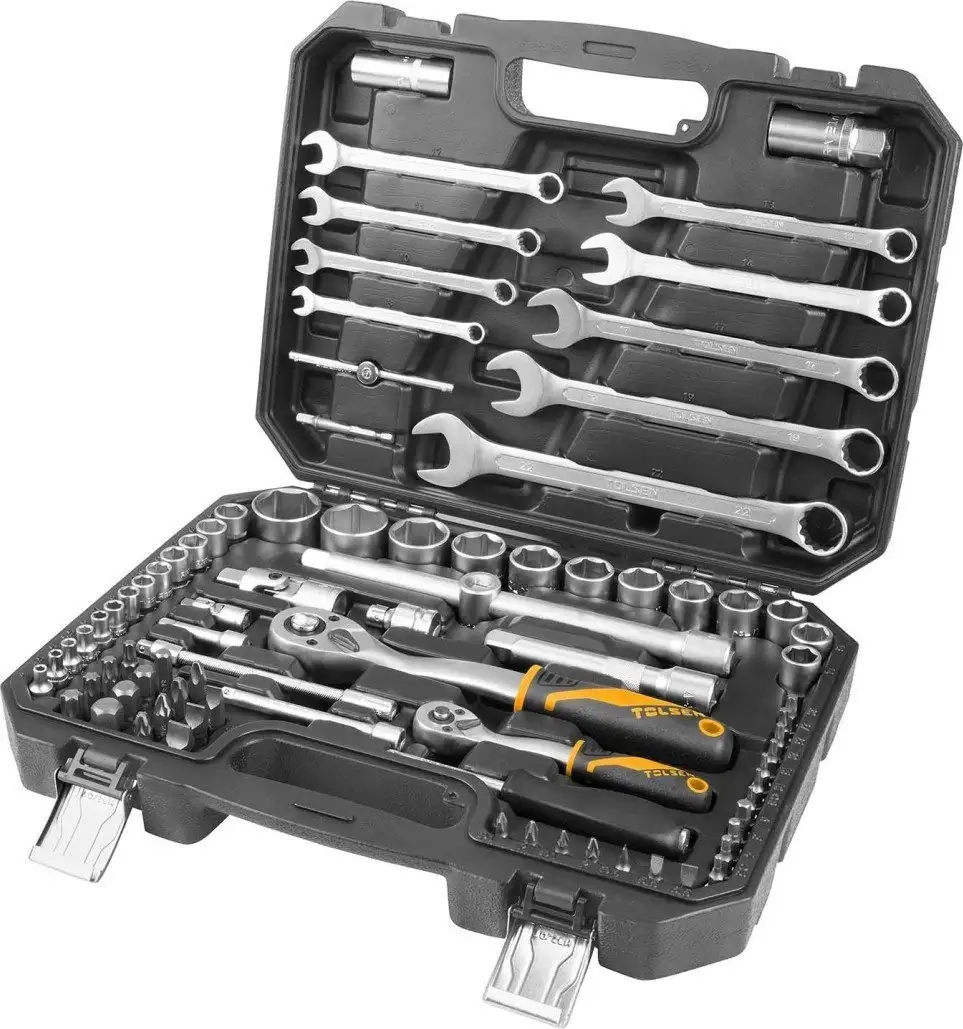 Универсальный набор инструментов Tolsen TT15143 (82 предмета) – фото товара
