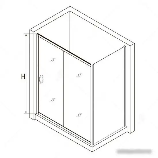 Душевой уголок RGW PA-76 35087670-11 170x100 (хром/прозрачное стекло) - фото товара