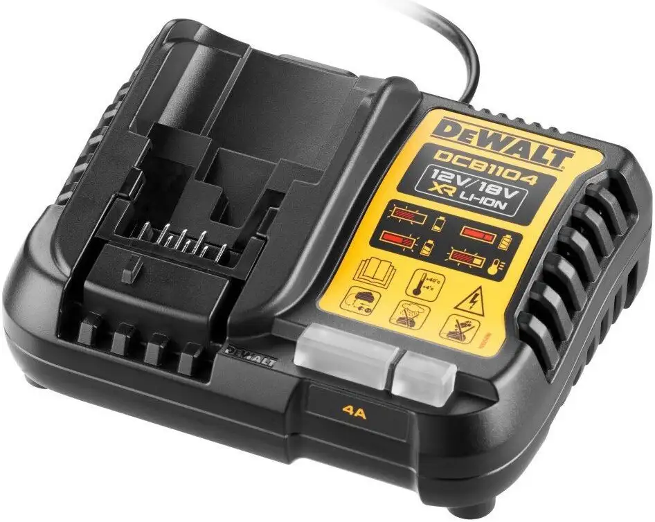 Аккумулятор с зарядным устройством DeWalt DCB1104M2 (18В/2x4 Ач) – фото товара