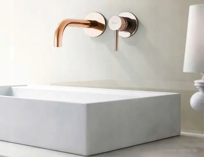 Смеситель Rea Lungo REA-B8548 (розовое золото) - фото товара