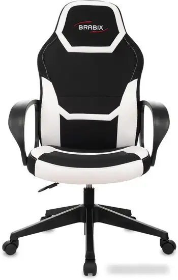 Офисное кресло Brabix Alpha GM-018 532640 (черный/белый) – фото товара