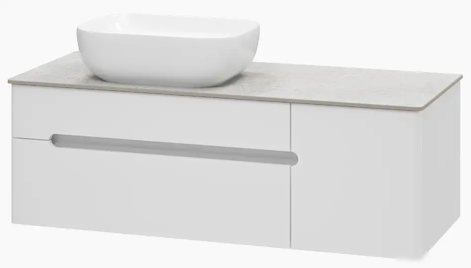 Misty Тумба под умывальник Роял 120 П-Роя-01120-011П2Я (подвесная, белый) – фото товара