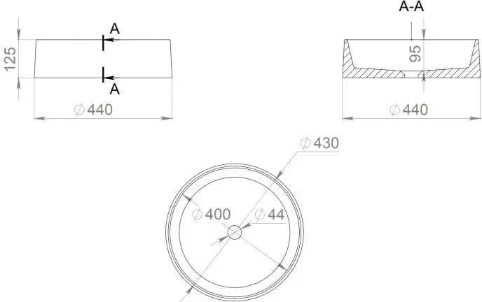 Умывальник Salini Gloria 1102201M - фото товара