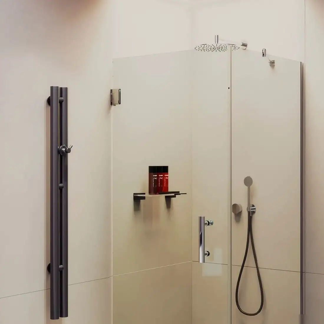 Душевой уголок MaybahGlass MGY-1304-4 (бесцветное стекло/хром глянцевый) - фото товара