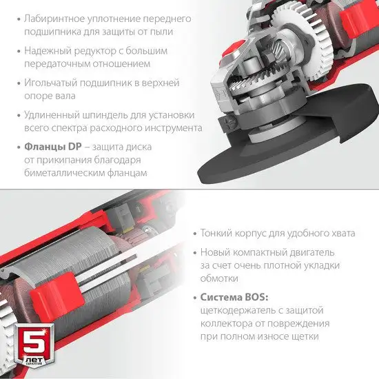 Угловая шлифмашина Зубр Мастер УШМ-125-805 – фото товара
