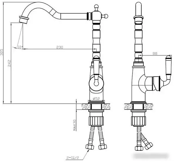 Смеситель Esko Florence FR 03 C - фото товара