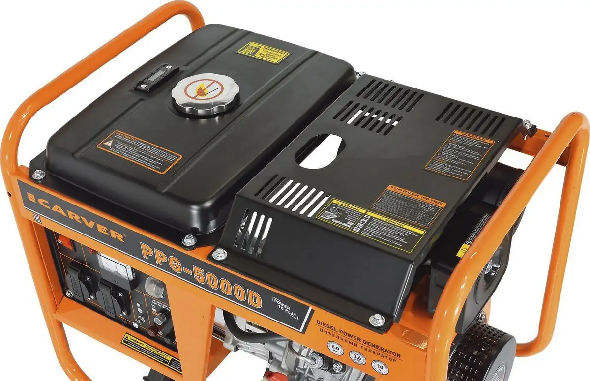 Дизельный генератор Carver PPG-5000D – фото товара
