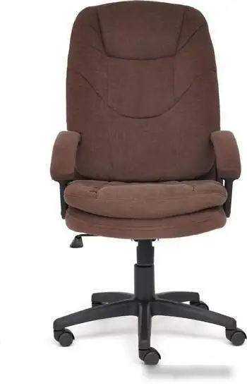 Кресло TetChair Comfort LT флок (коричневый) – фото товара