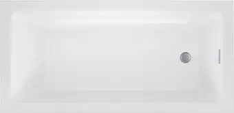 Ванна Wellsee FreeDom 2.0 180x85 23300301R (встраиваемая ванна белый глянец, сифон-автомат хром) - изображение в каталоге